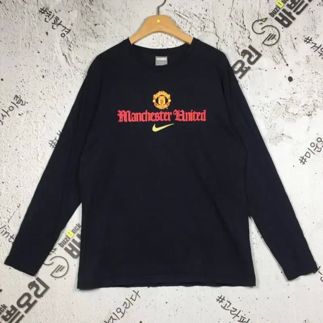 나이키 맨체스터 박지성 롱슬리브 긴팔 티 블랙 M 2100181 상품이미지1