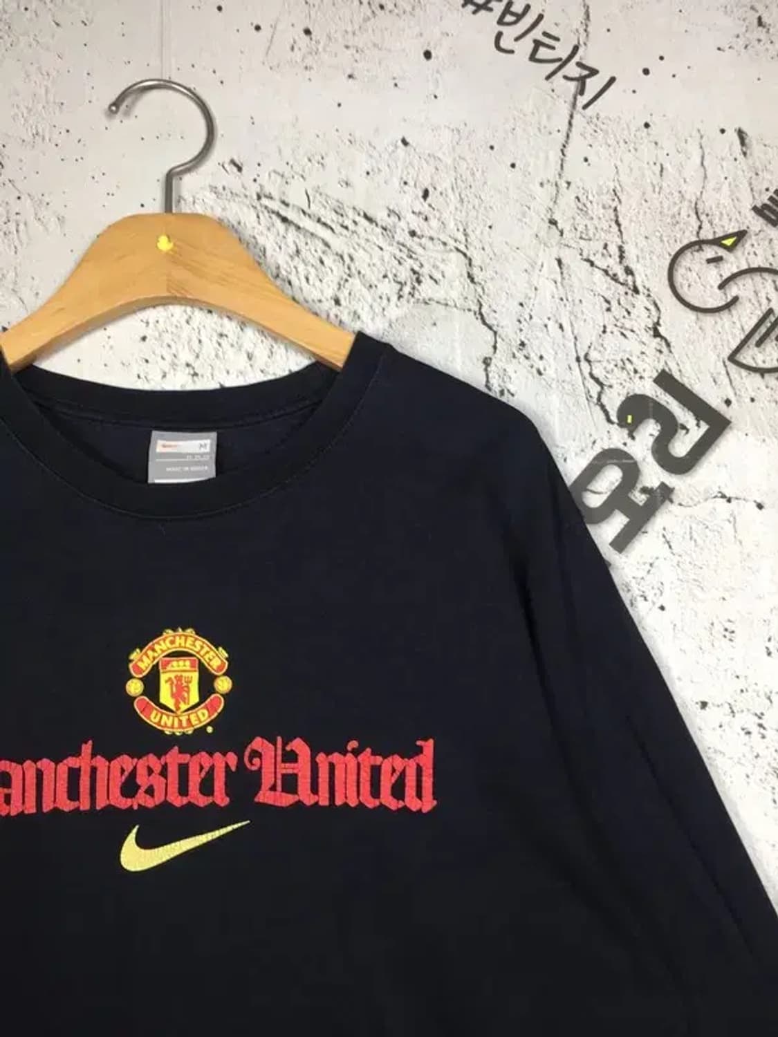 나이키 맨체스터 박지성 롱슬리브 긴팔 티 블랙 M 2100181 상품이미지4