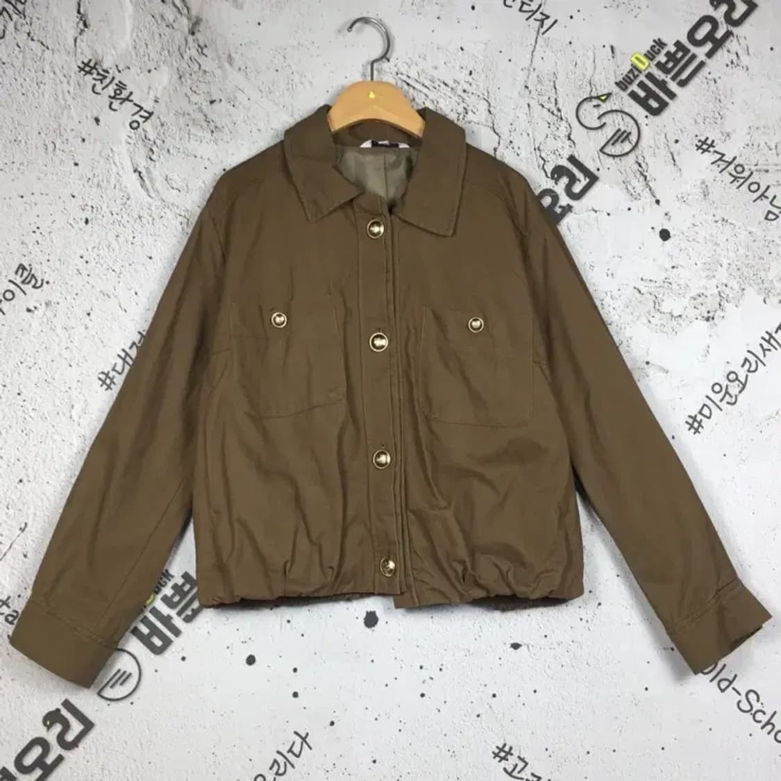 까사렐 CACHAREL 여성 카라넥 자켓 브라운 55 3200112 상품이미지1