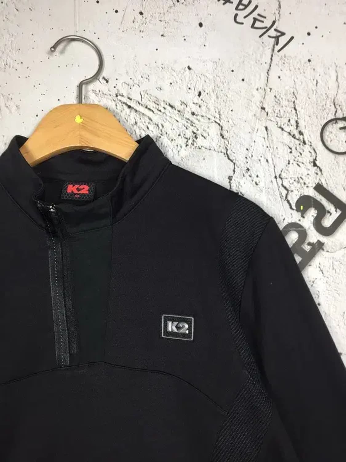 케이투 K2 기능성 하프집업 등산 긴팔 티 블랙 105 2100182 상품이미지4