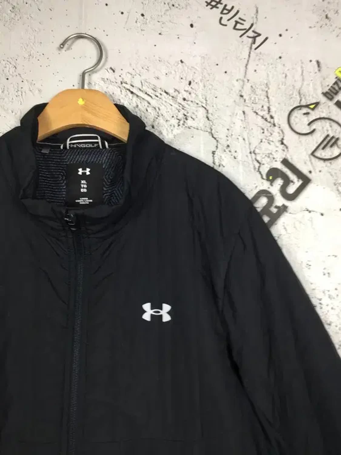 언더아머 골프 퀼팅 패디드 자켓 점퍼 블랙 XL 3400242 상품이미지3