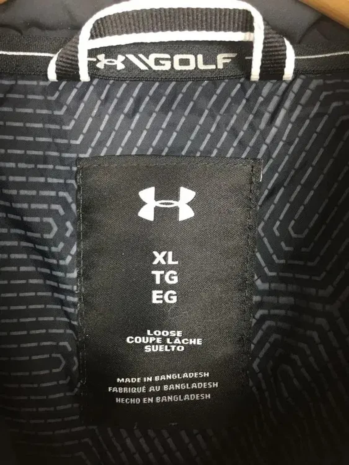 언더아머 골프 퀼팅 패디드 자켓 점퍼 블랙 XL 3400242 상품이미지6