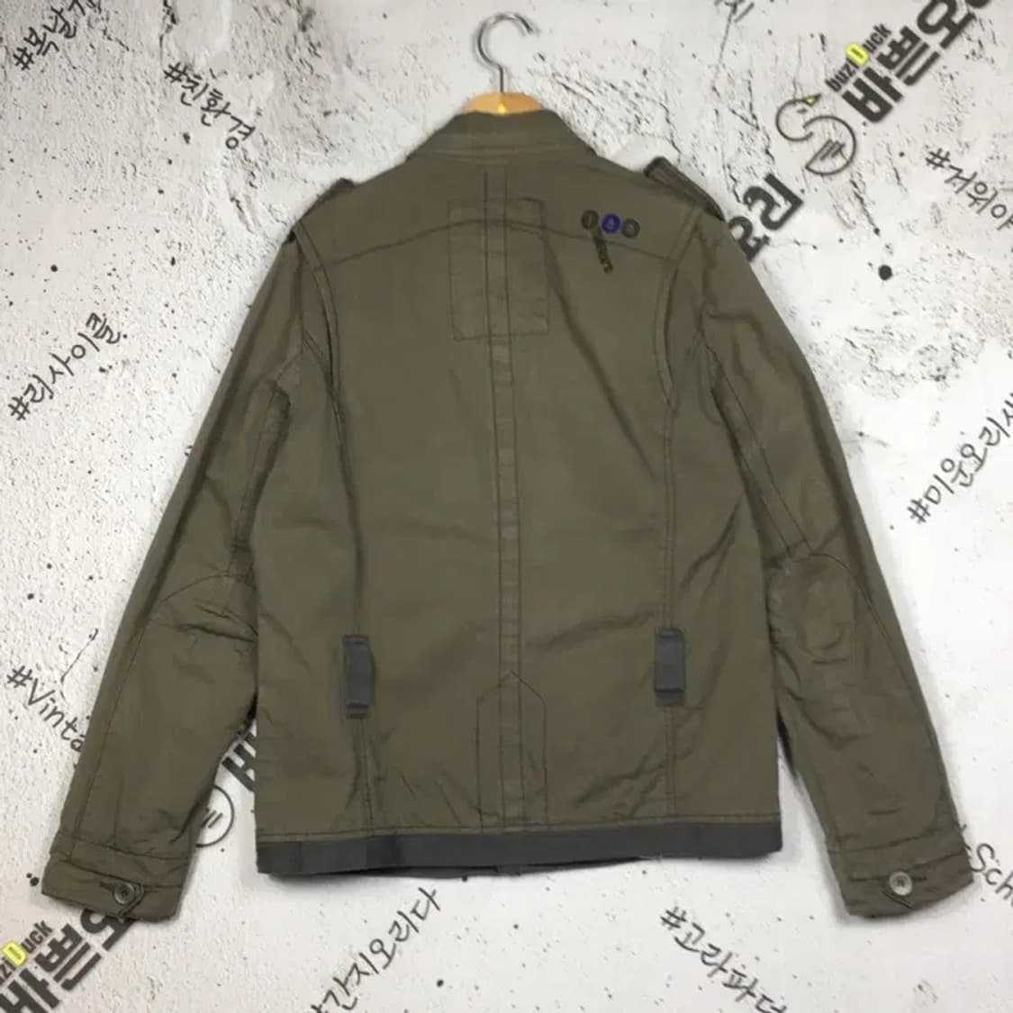 데어스 THERE'S 여성 빈티지 워크자켓  카키 L 3200113 상품이미지2