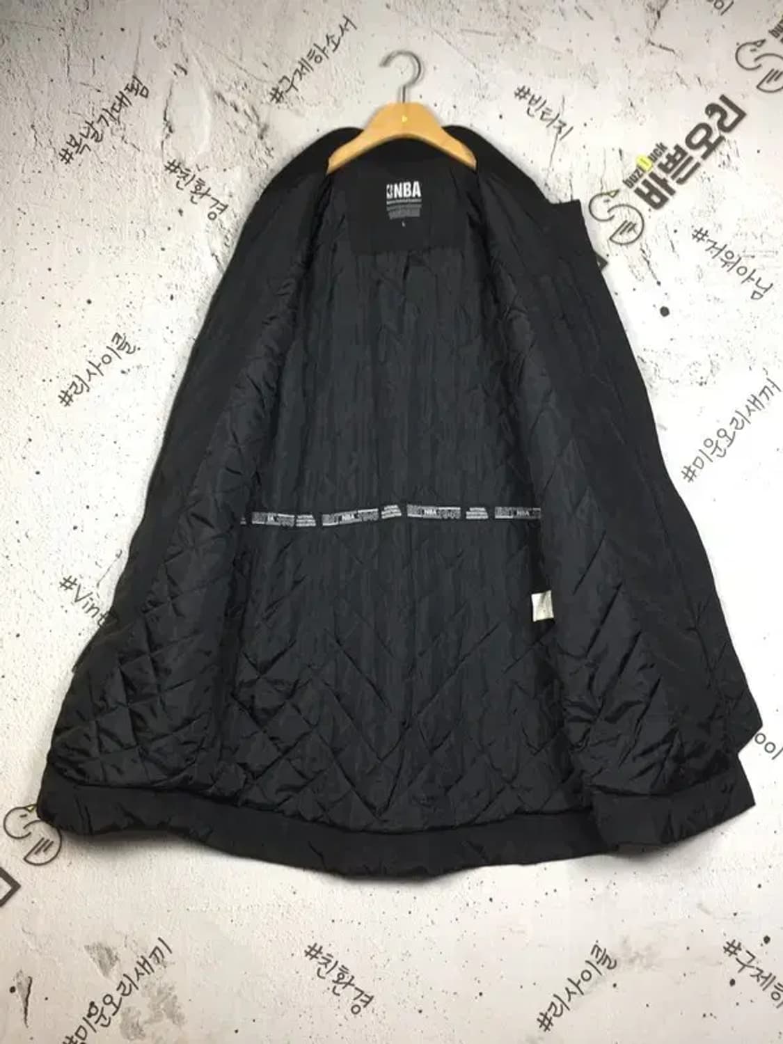 엔비에이 NBA 세크라멘토 킹스 롱자켓 블랙 L 3400243 상품이미지3