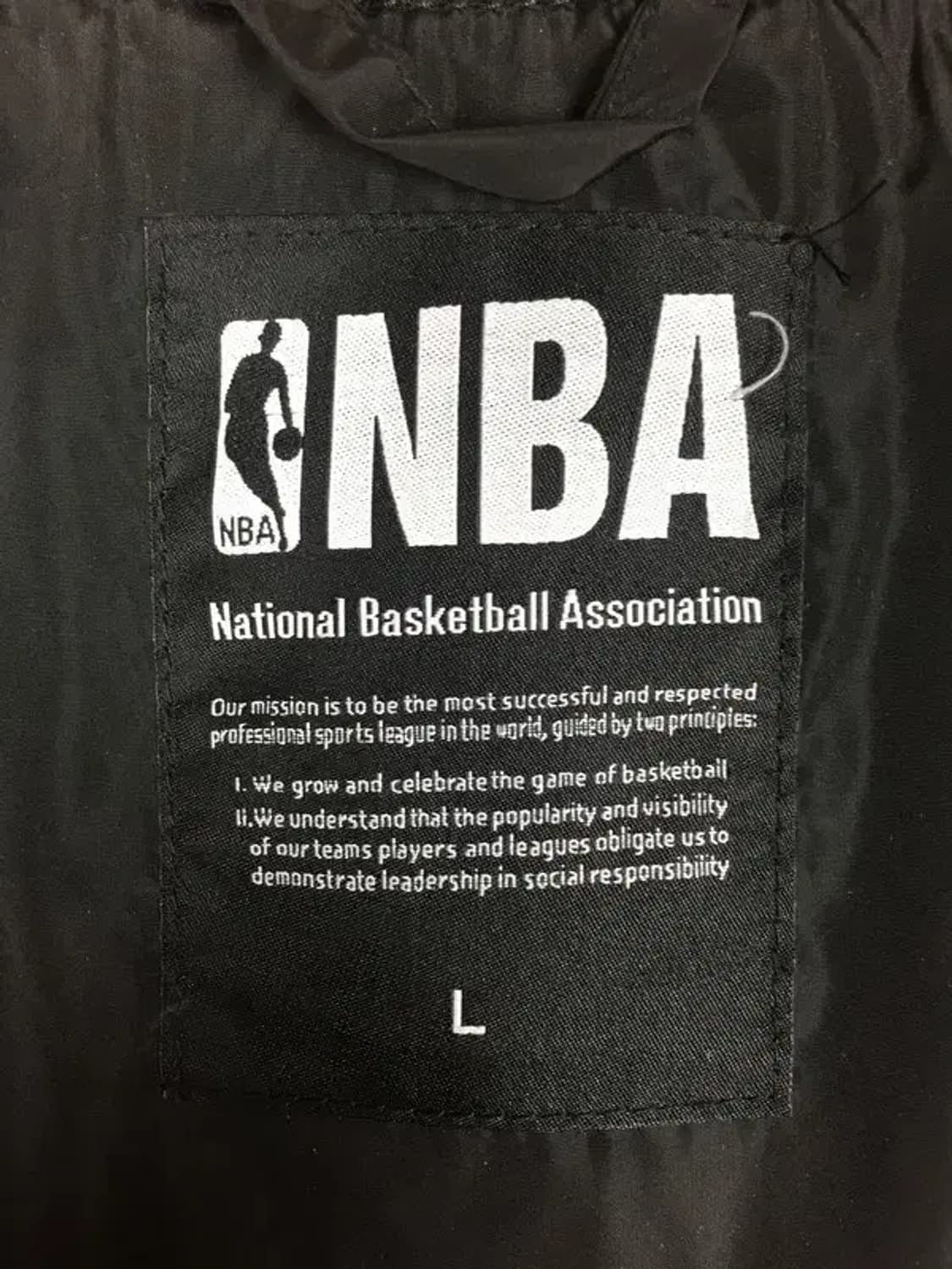 엔비에이 NBA 세크라멘토 킹스 롱자켓 블랙 L 3400243 상품이미지9