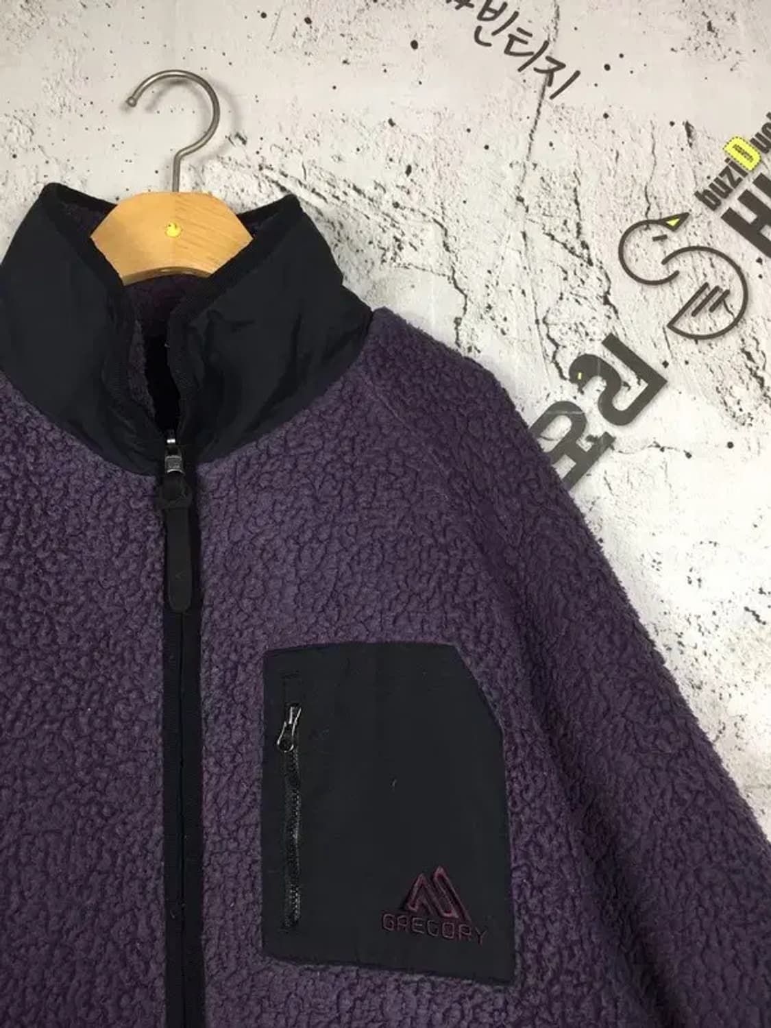 그레고리 폴라텍 양면 후리스 자켓 퍼플 S(105) 3400246 상품이미지5