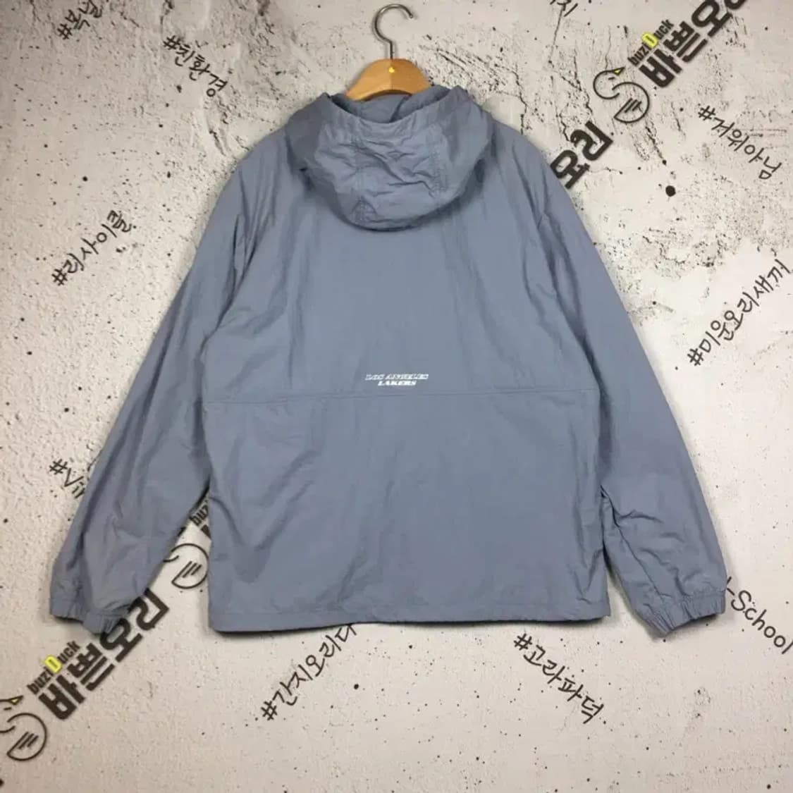 엔비에이 NBA LA 바람막이 자켓 라이트 블루 M 3800228 상품이미지2