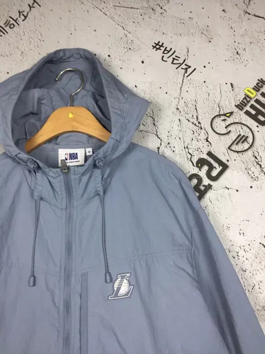 엔비에이 NBA LA 바람막이 자켓 라이트 블루 M 3800228 상품이미지4