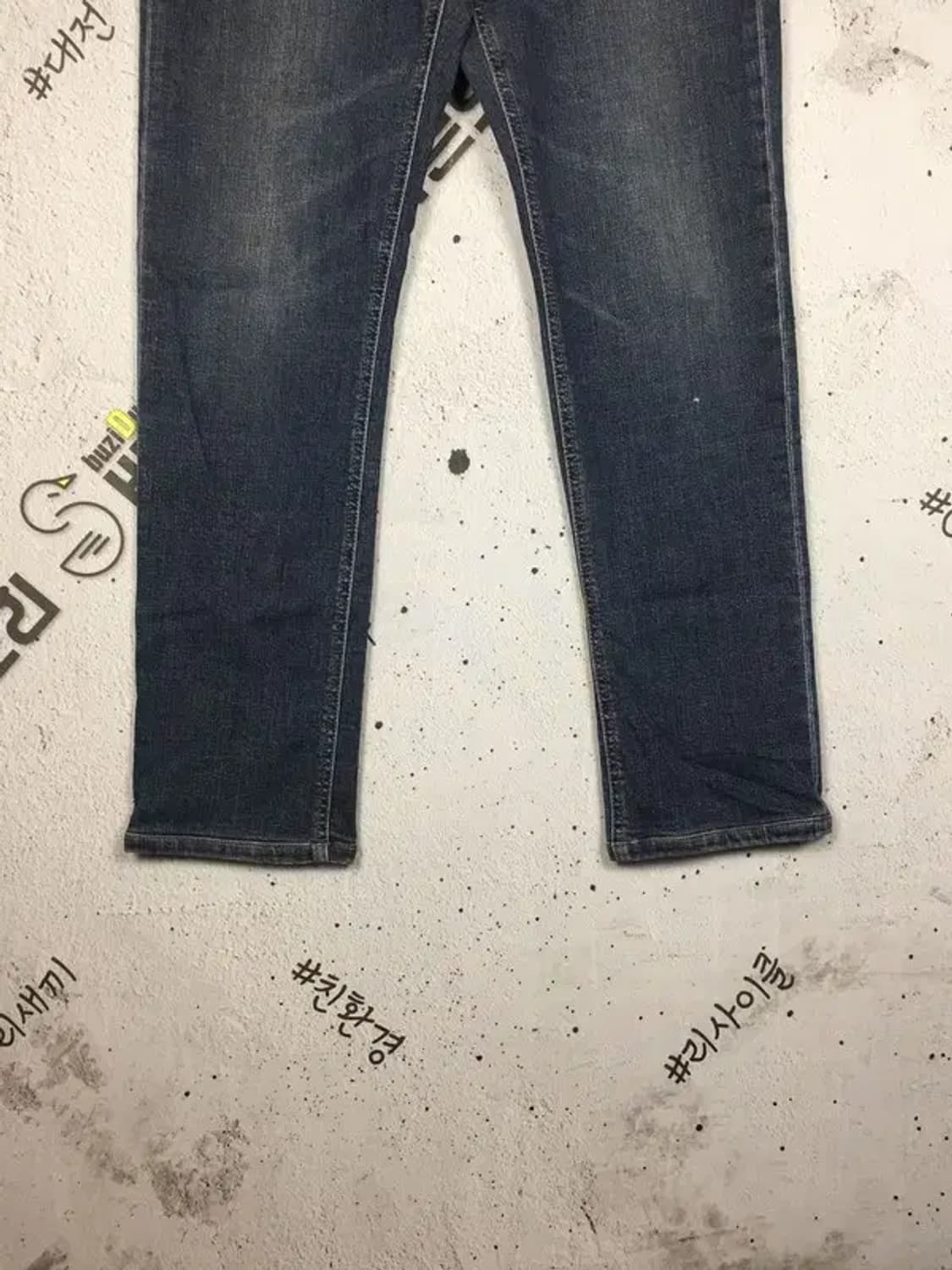 헤지스 스판 데님 스탠다드핏 청바지 진청 32 4100101 상품이미지5