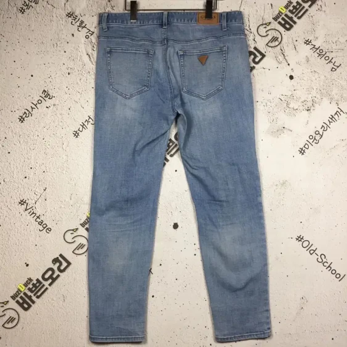 게스 스판 데님 청바지 연청 33 4100102 상품이미지2