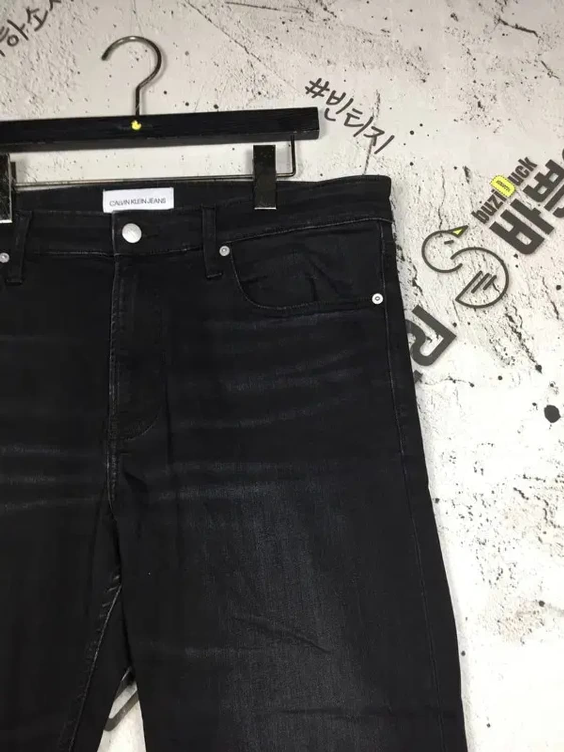 캘빈클라인 스판 데님 청바지 흑청 W36 x L32 4100103 상품이미지4