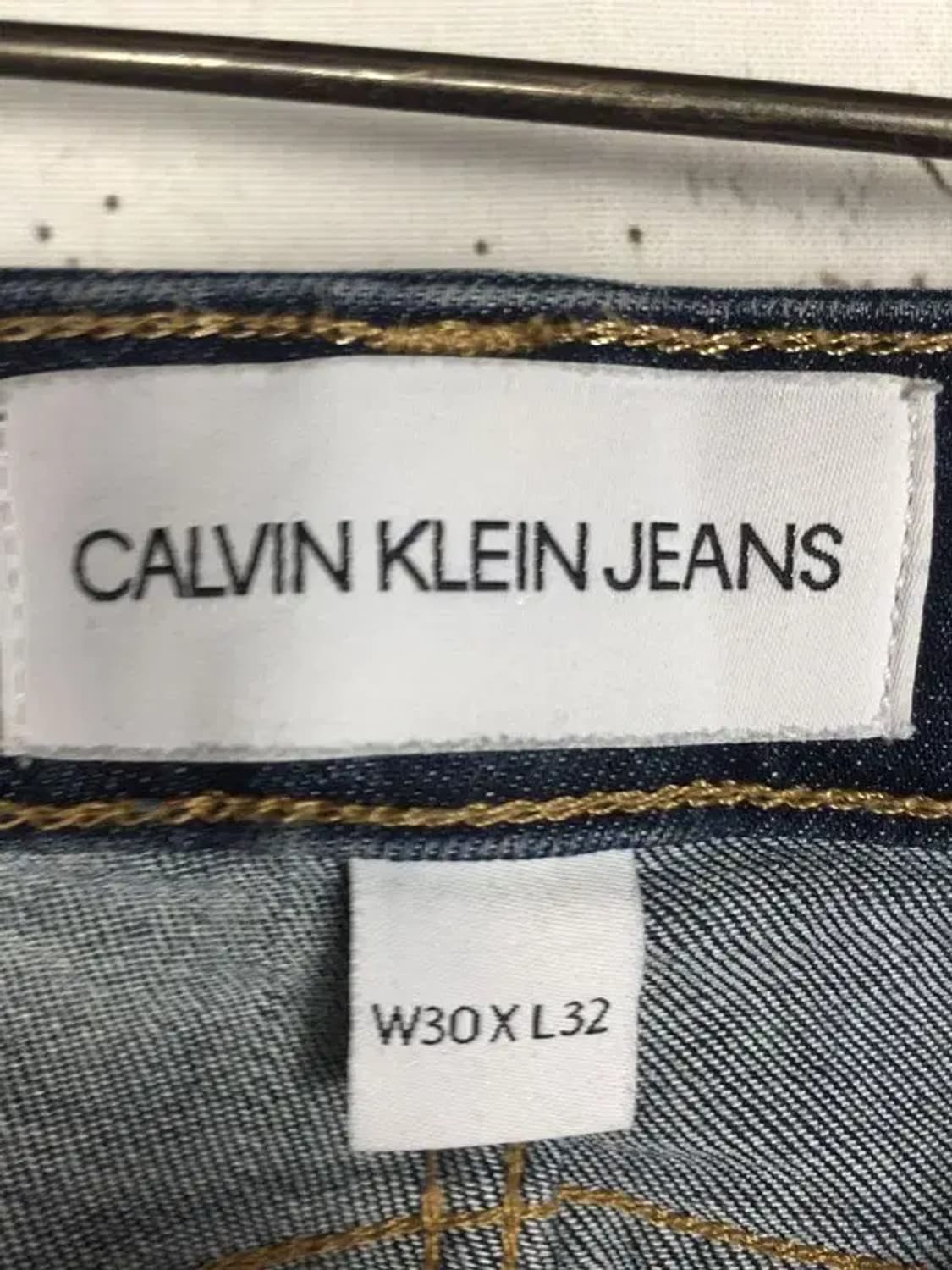 캘빈클라인 스판 데님 테이퍼 진 청바지 중청 W30XL32 4100104 상품이미지8