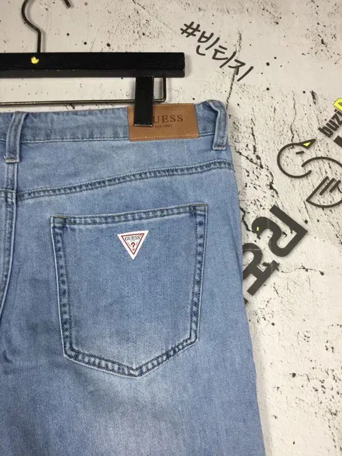 게스 데님 청바지 연청 80(32) 4100105 상품이미지8