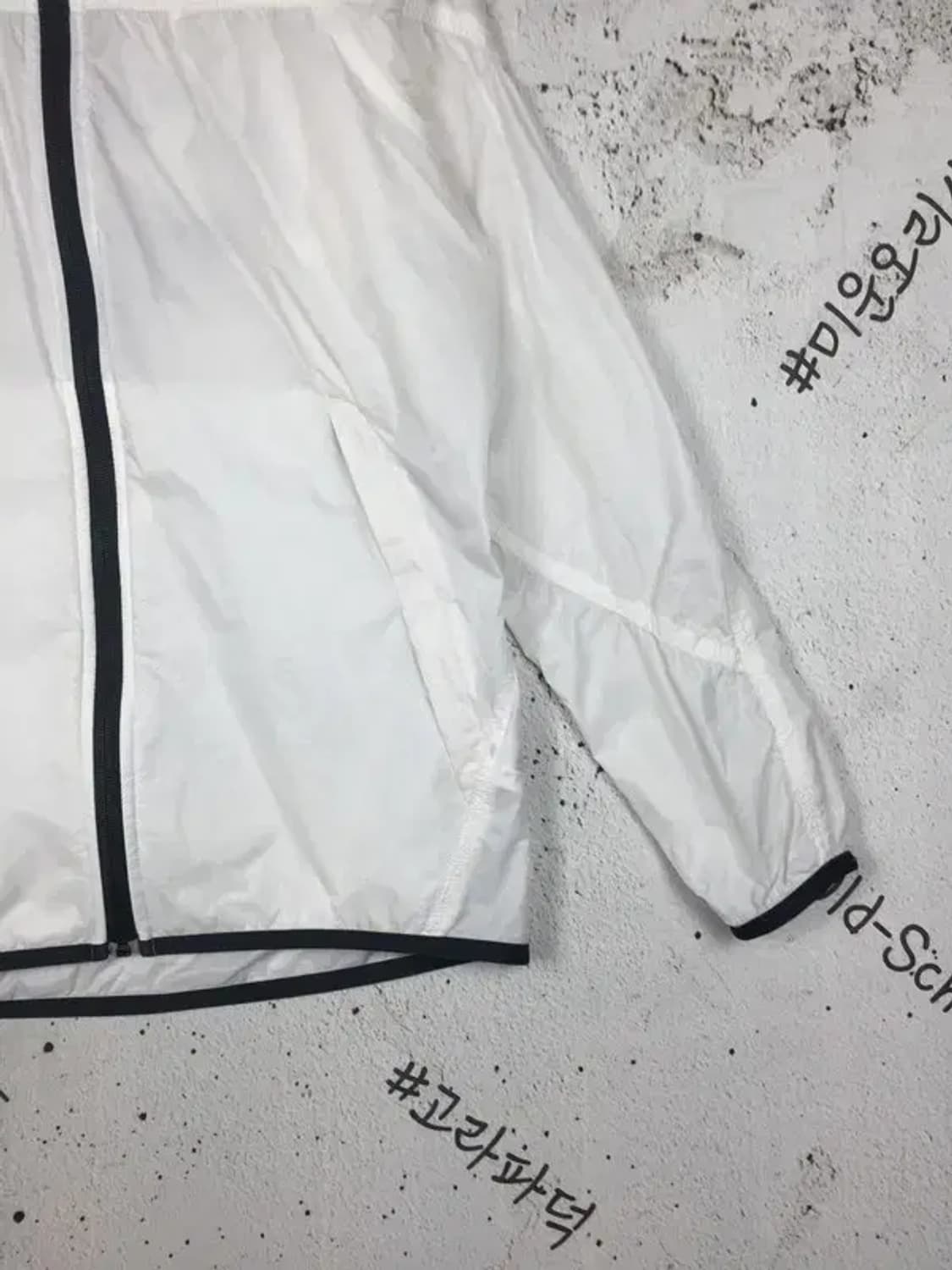 아디다스 경량 후드 집업 바람막이 자켓 화이트 095 3800237 상품이미지6