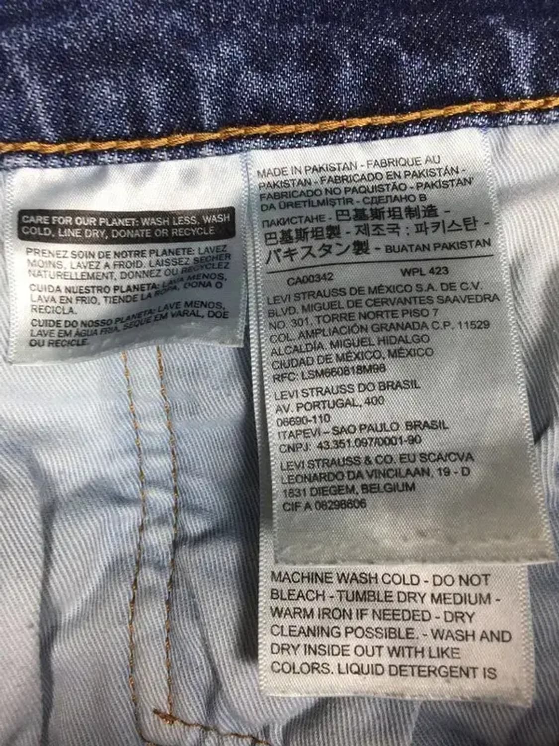리바이스 Lot 502 스판 청바지 중청 W32 L32 4100107 상품이미지10