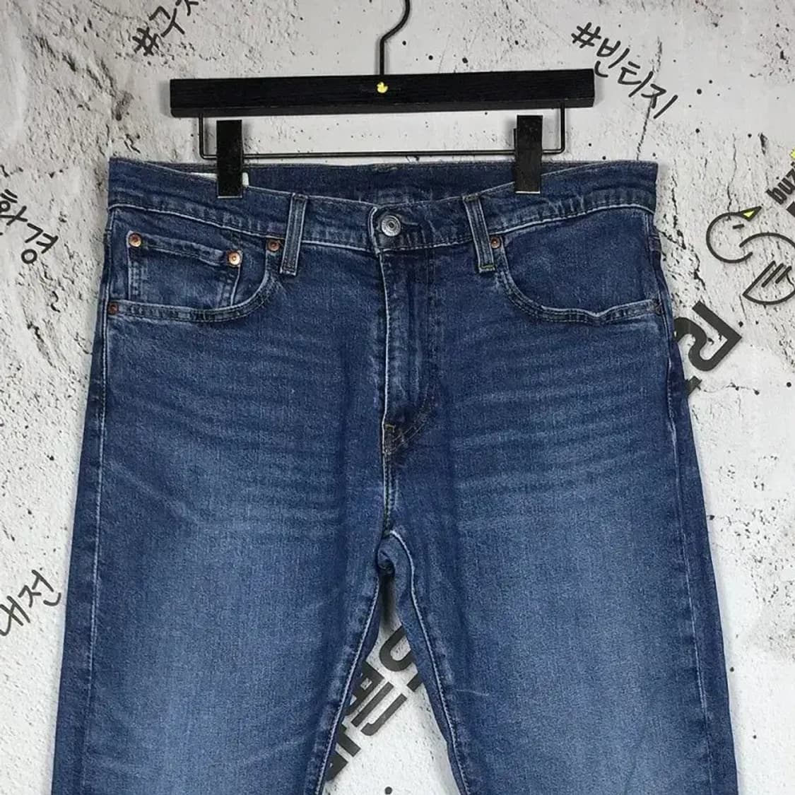 리바이스 Lot 502 스판 청바지 중청 W32 L32 4100107 상품이미지4