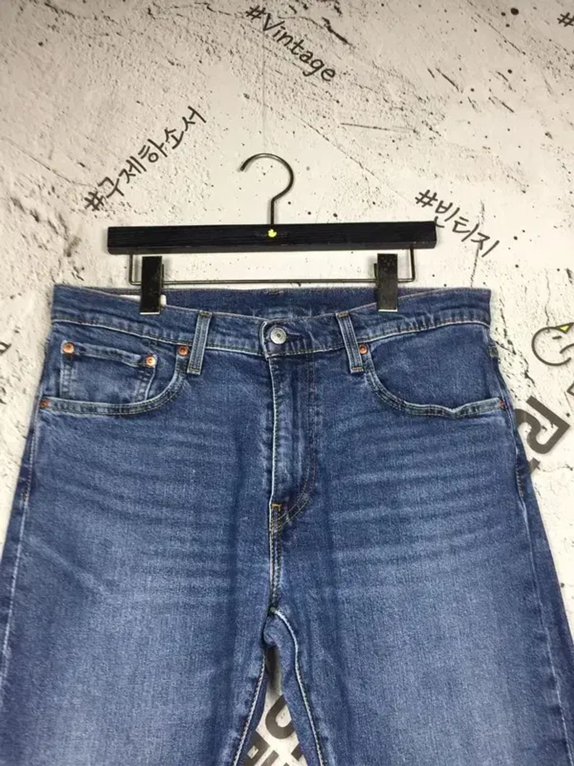 리바이스 Lot 502 스판 청바지 중청 W32 L32 4100107 상품이미지5