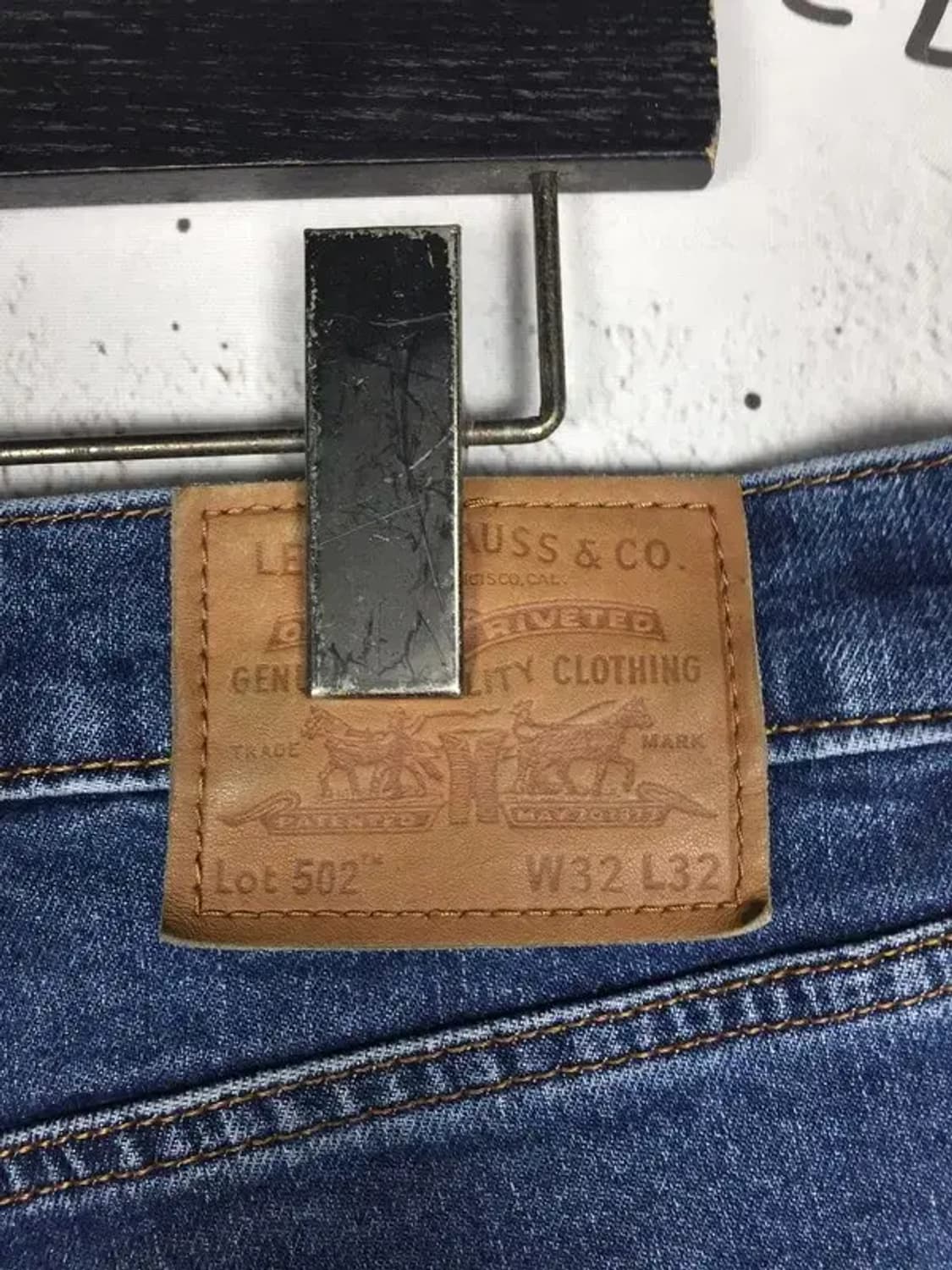 리바이스 Lot 502 스판 청바지 중청 W32 L32 4100107 상품이미지8