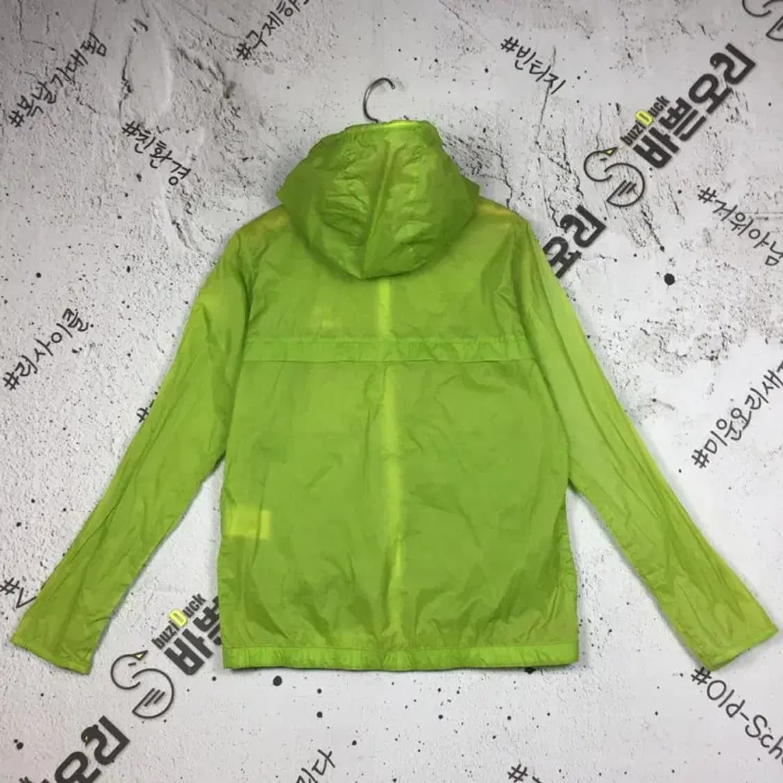 아이더 여성 초경량 후드 집업 바람막이 라이트 그린 S 3800236 상품이미지2