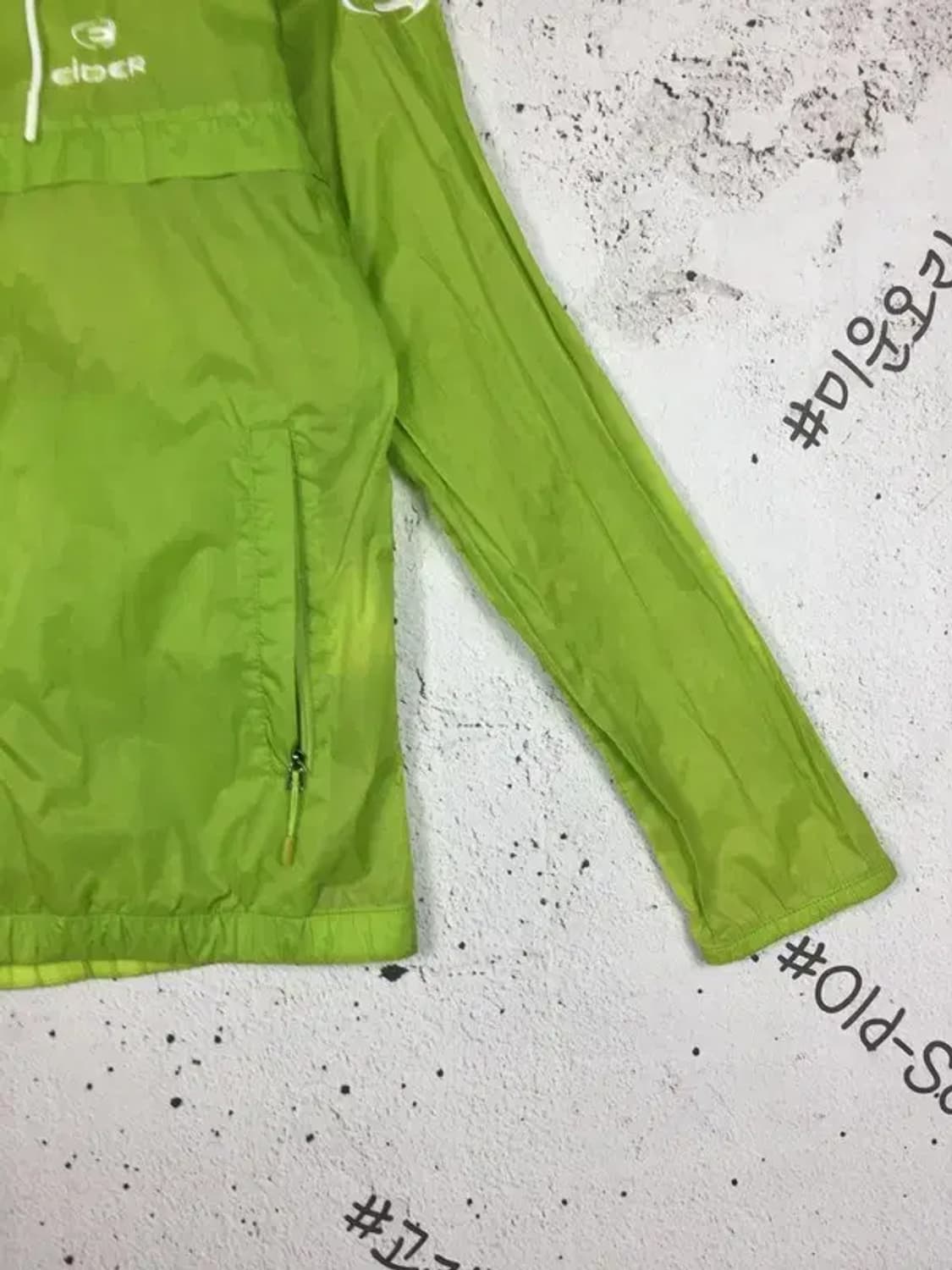 아이더 여성 초경량 후드 집업 바람막이 라이트 그린 S 3800236 상품이미지6