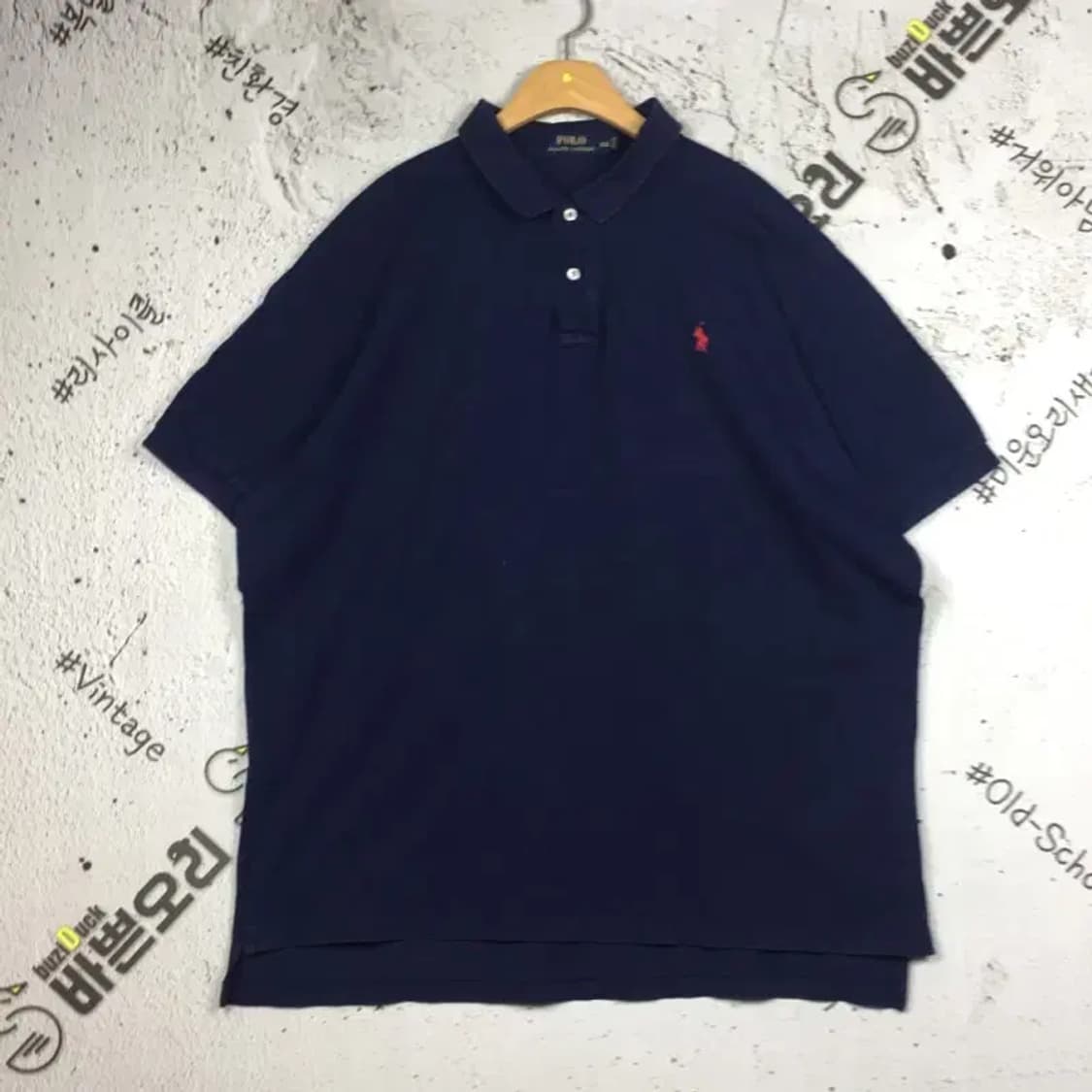 폴로랄프로렌 POLO 반팔 카라티 네이비 XXL 1000566 상품이미지1