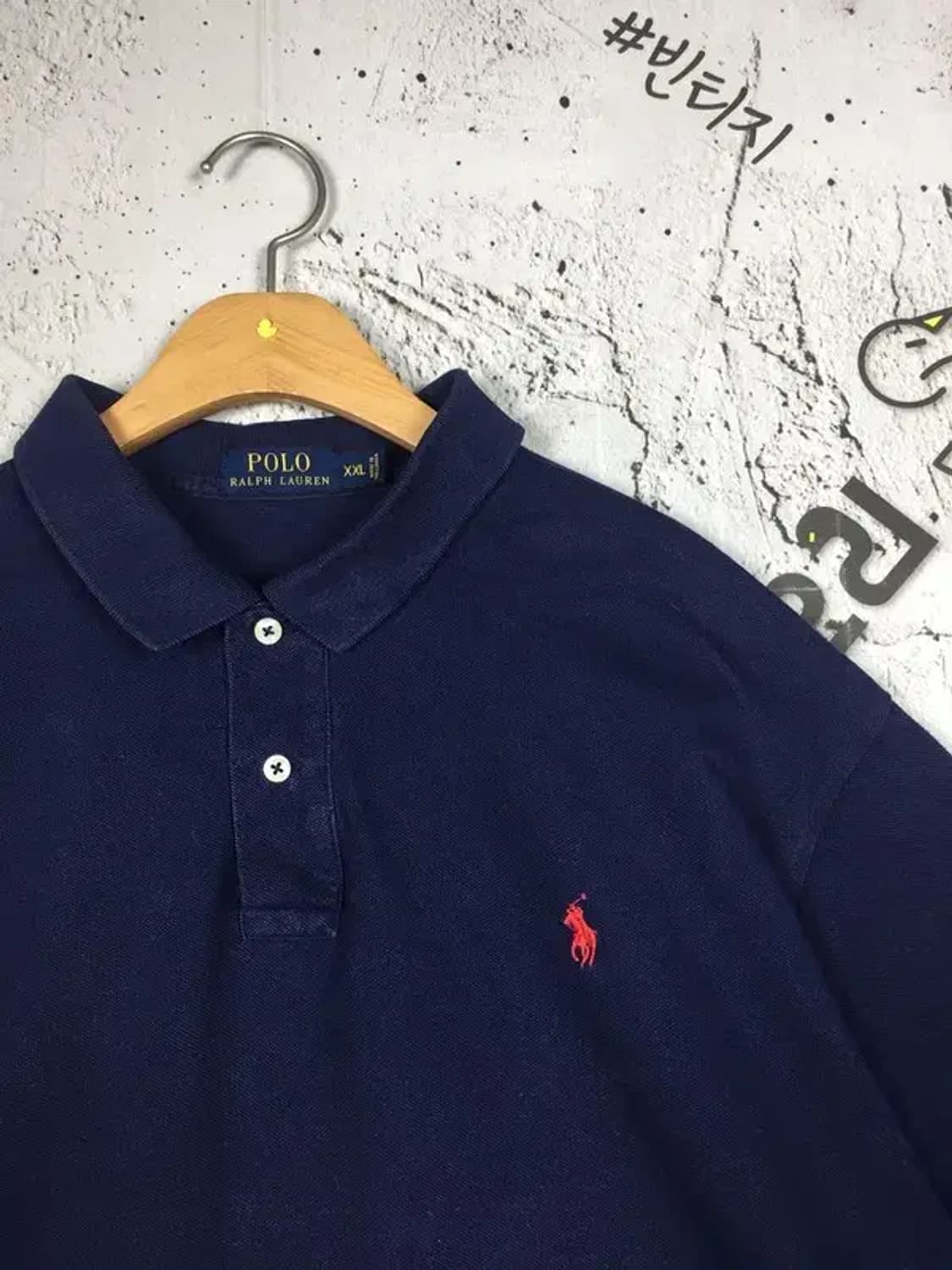 폴로랄프로렌 POLO 반팔 카라티 네이비 XXL 1000566 상품이미지4