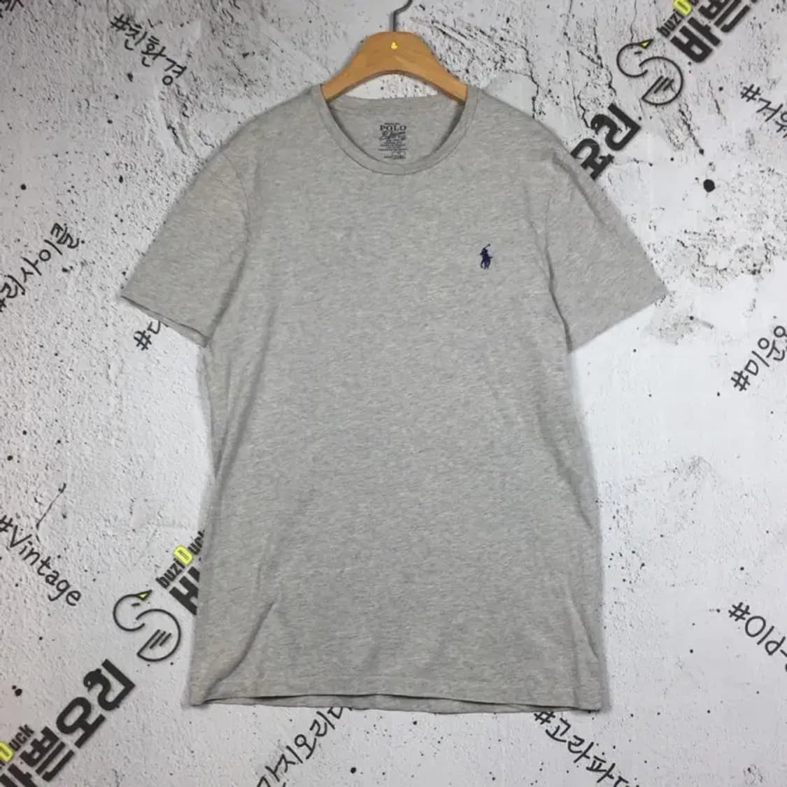 폴로랄프로렌 여성 코튼 크루넥 반팔 티 그레이 M 1000568 상품이미지1