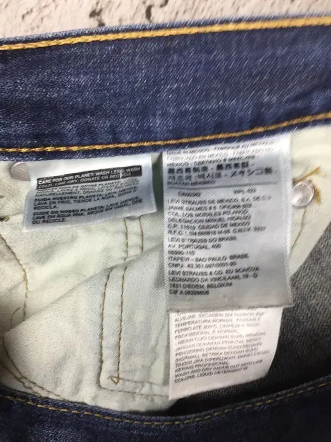 리바이스 514 스트레이트 데님 청바지 진청 W30 L30 4100112 상품이미지10