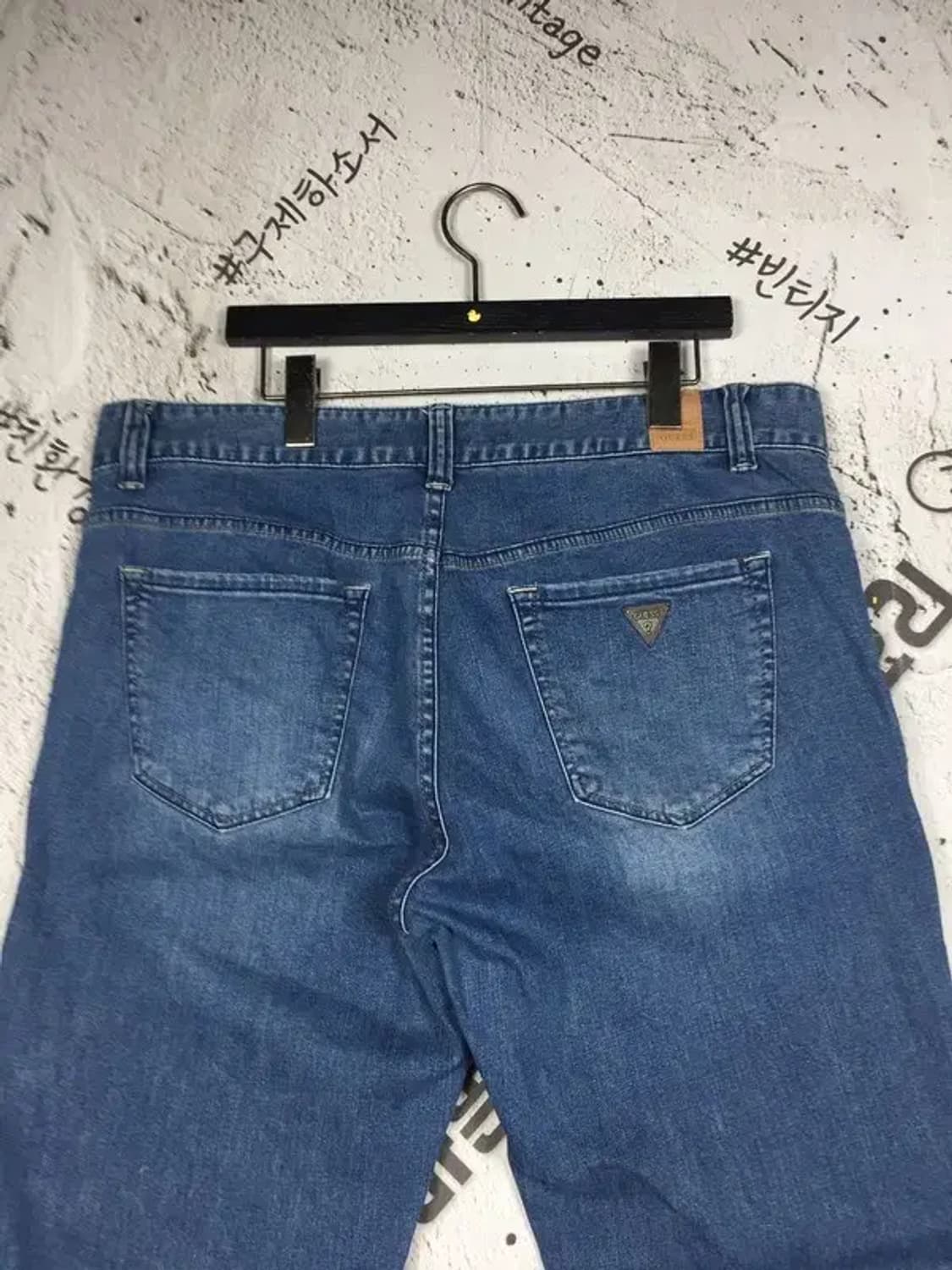 게스 GUESS 스판 데님 청바지 중청 86(34) 4100113 상품이미지7