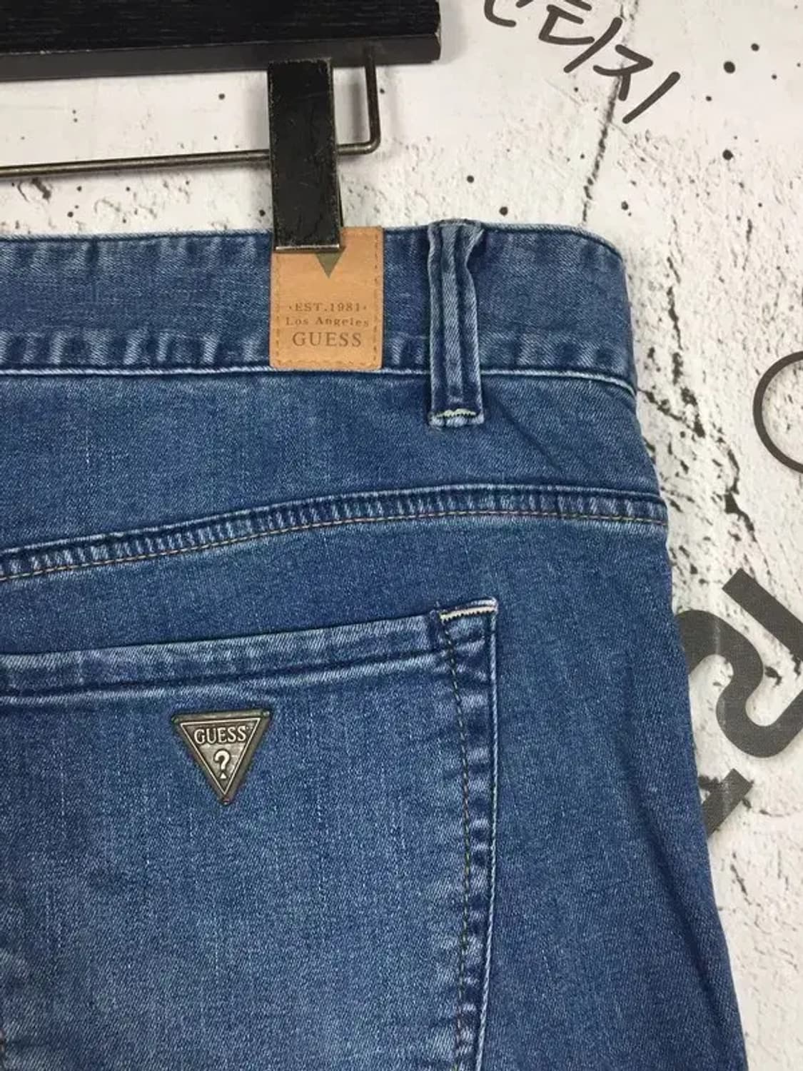 게스 GUESS 스판 데님 청바지 중청 86(34) 4100113 상품이미지8