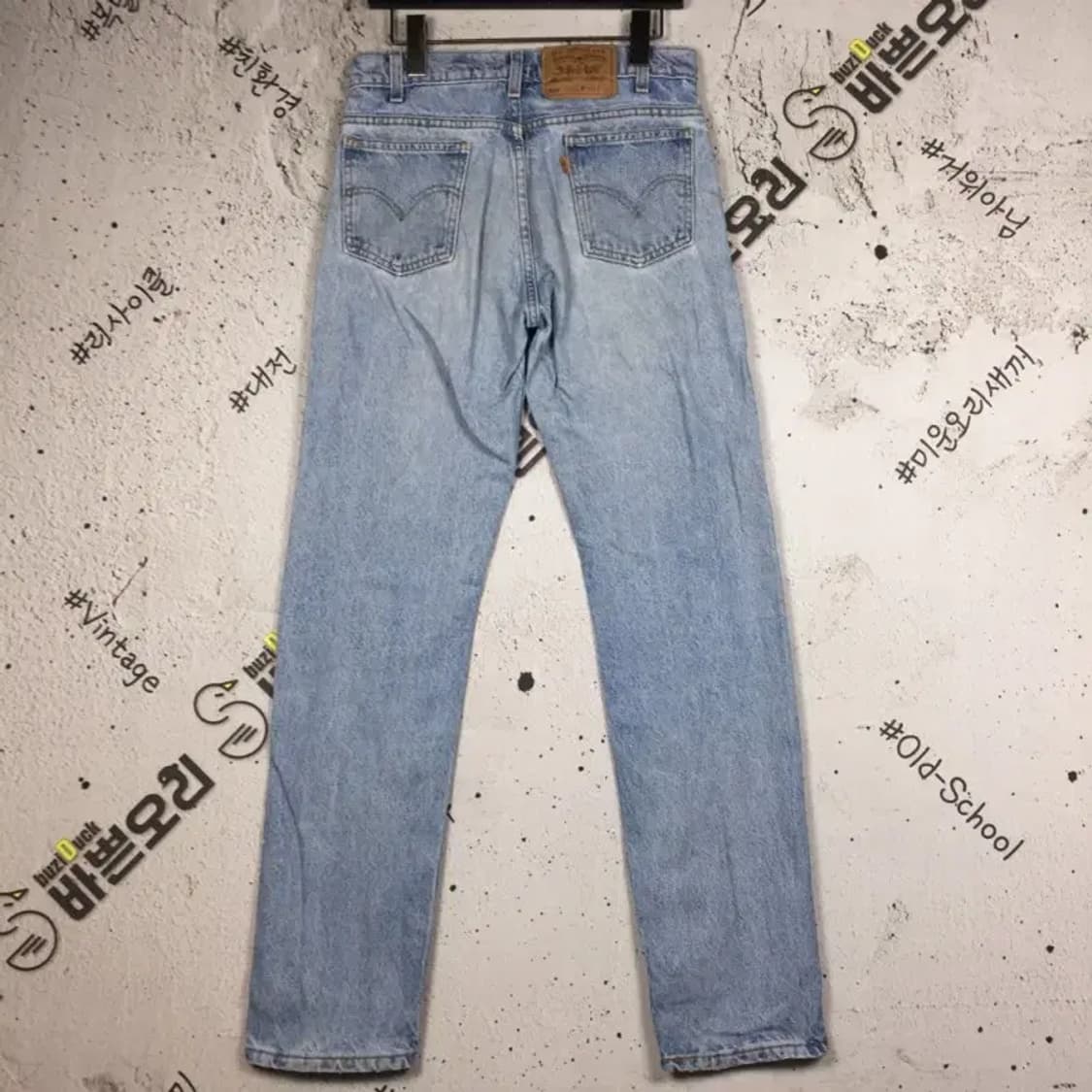 리바이스 505 스트레이트 데님 청바지 연청 W29 L32 4100114 상품이미지2