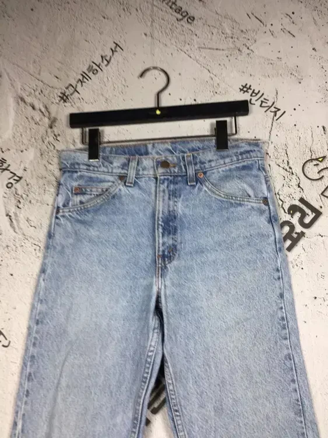 리바이스 505 스트레이트 데님 청바지 연청 W29 L32 4100114 상품이미지4