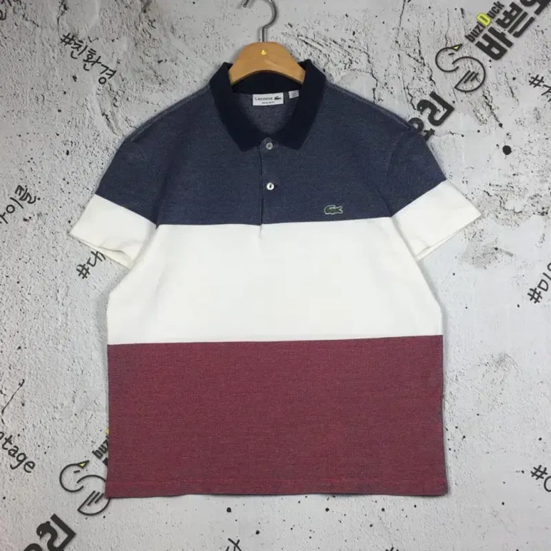 라코스테 피케 컬러블럭 반팔 카라티 다채색 5(105) 1000563 상품이미지1