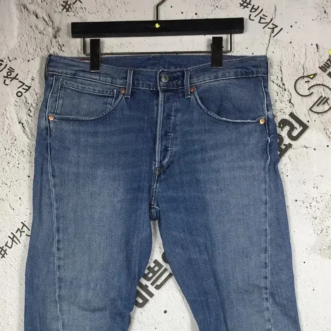 리바이스 LEJ 502 엔지니어드 청바지 연청 W32L30 4100118 상품이미지3