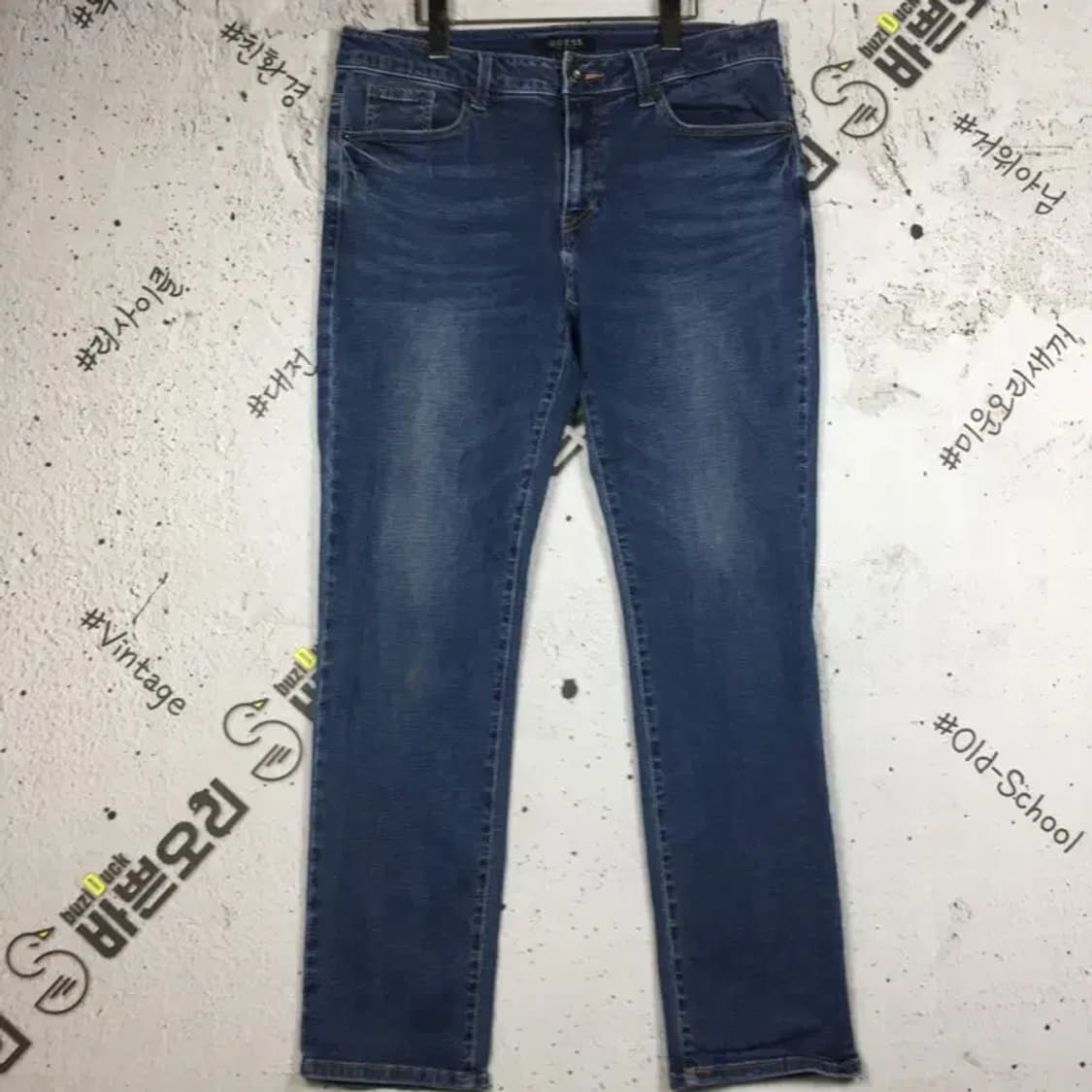 게스 GUESS 스판 데님 청바지 중청 86(34) 4100119 상품이미지1