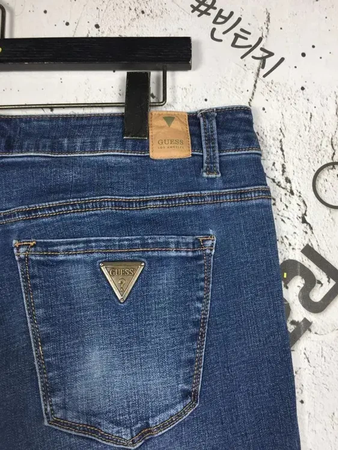 게스 GUESS 스판 데님 청바지 중청 86(34) 4100119 상품이미지10