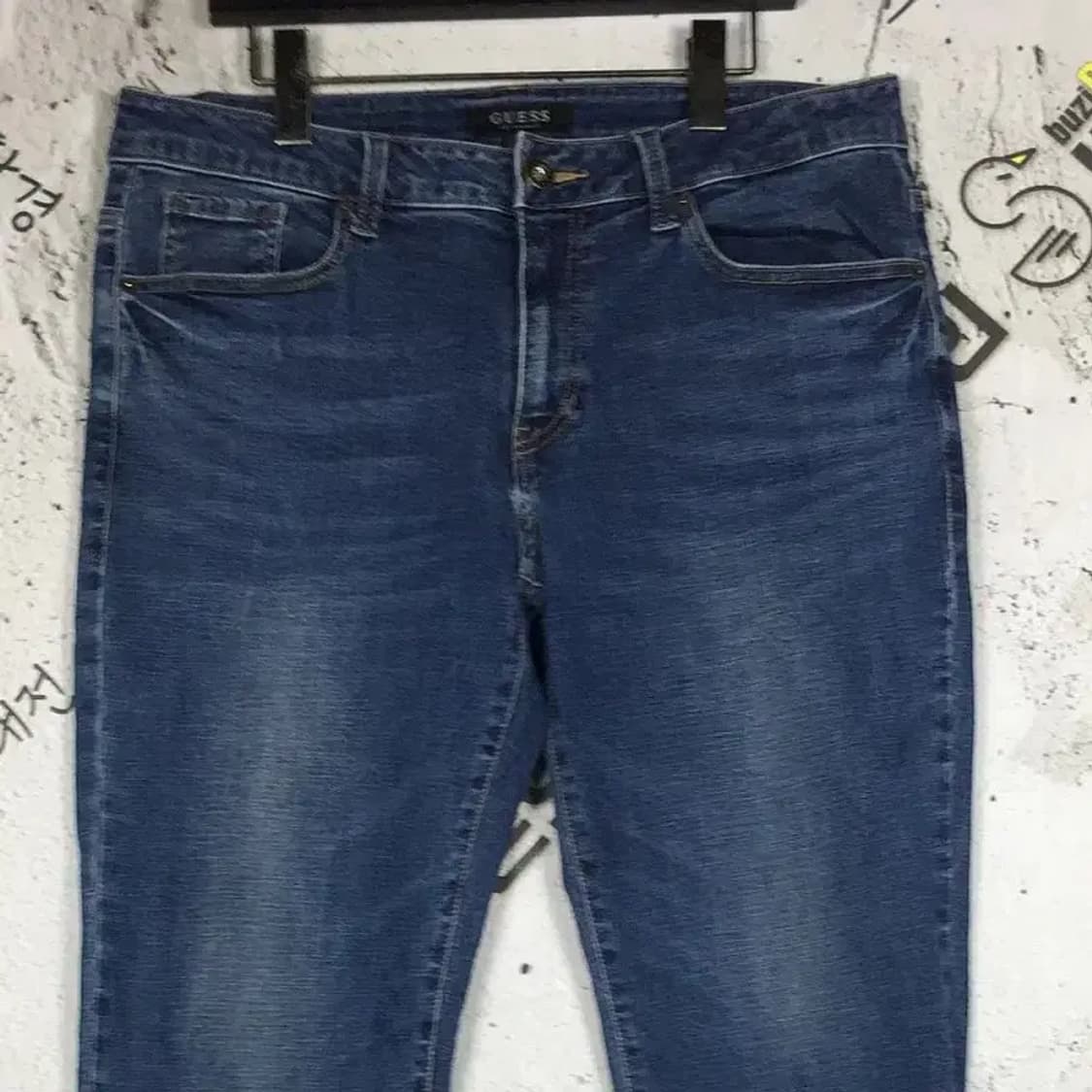 게스 GUESS 스판 데님 청바지 중청 86(34) 4100119 상품이미지3