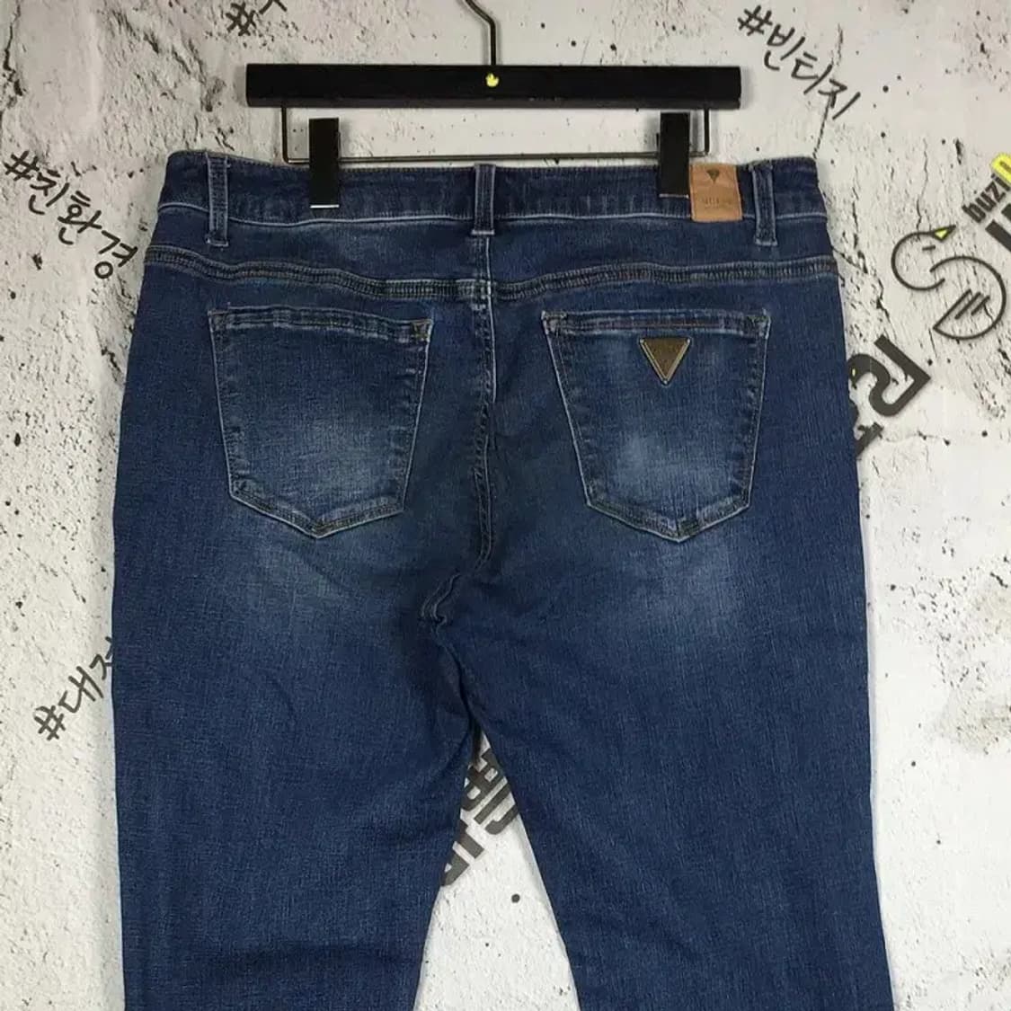 게스 GUESS 스판 데님 청바지 중청 86(34) 4100119 상품이미지5