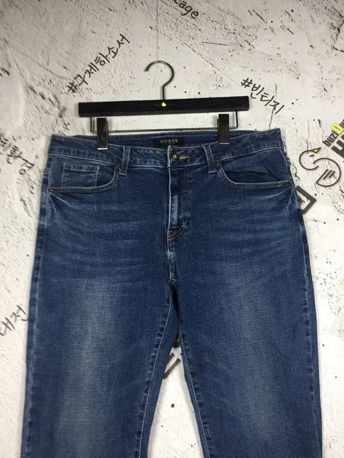 게스 GUESS 스판 데님 청바지 중청 86(34) 4100119 상품이미지7