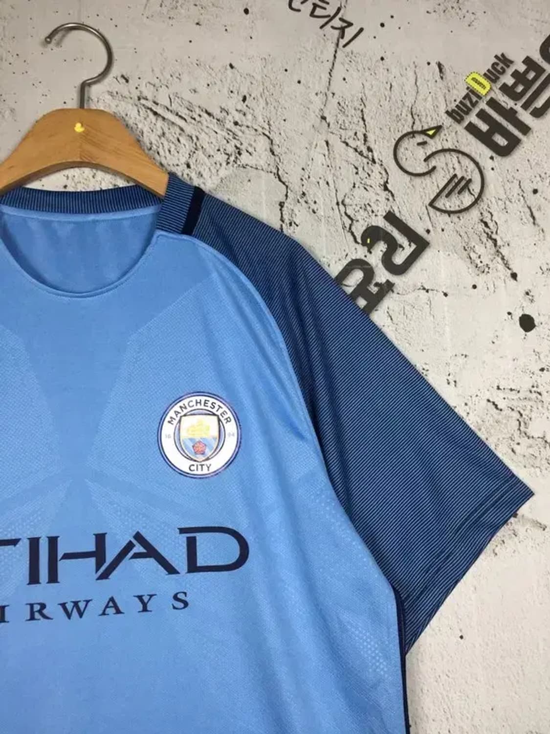 맨체스터 시티 축구 유니폼 반팔 티 라이트 블루 XL 1000565 상품이미지4
