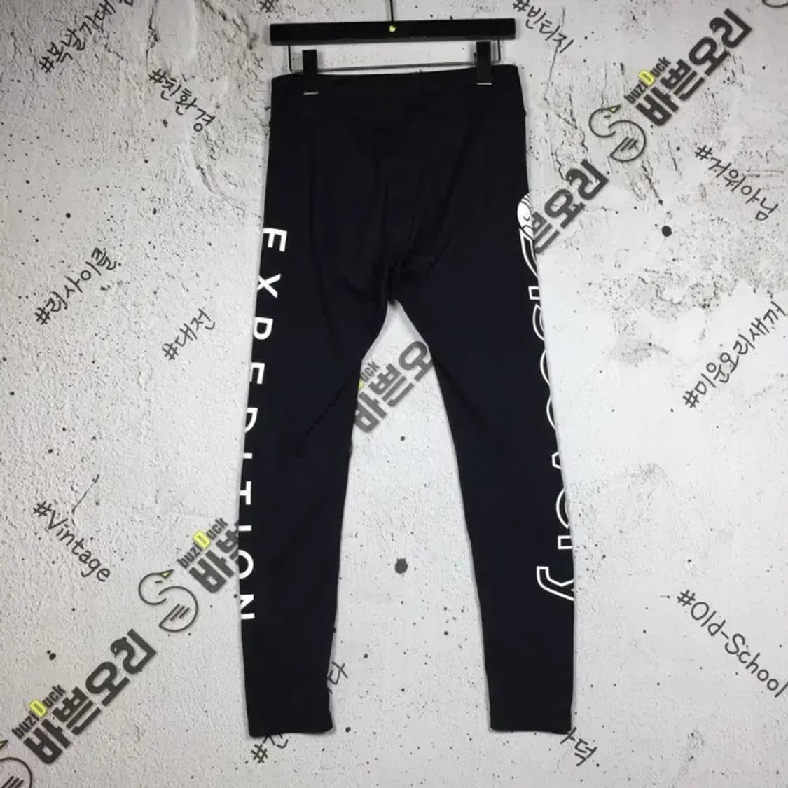 디스커버리 여성 블랙 빅로고 레깅스 블랙 S 4400104 상품이미지2