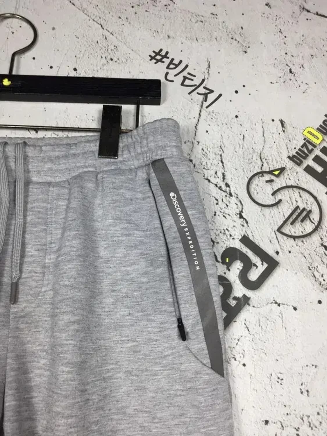 디스커버리 기모 트레이 운동바지 라이트 그레이 30 4400107 상품이미지5