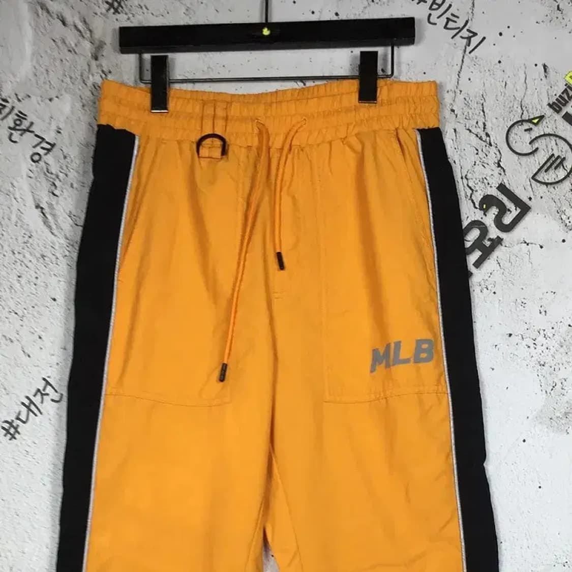 엠엘비 MLB 올드스쿨 사이드라인 운동바지 옐로우 78 4400113 상품이미지3