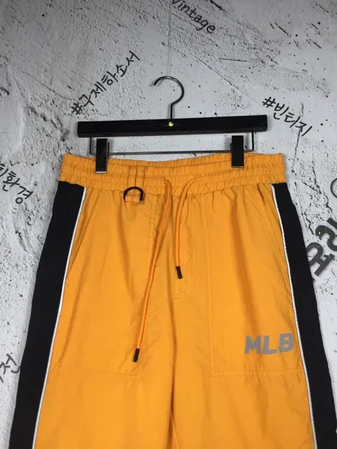 엠엘비 MLB 올드스쿨 사이드라인 운동바지 옐로우 78 4400113 상품이미지7