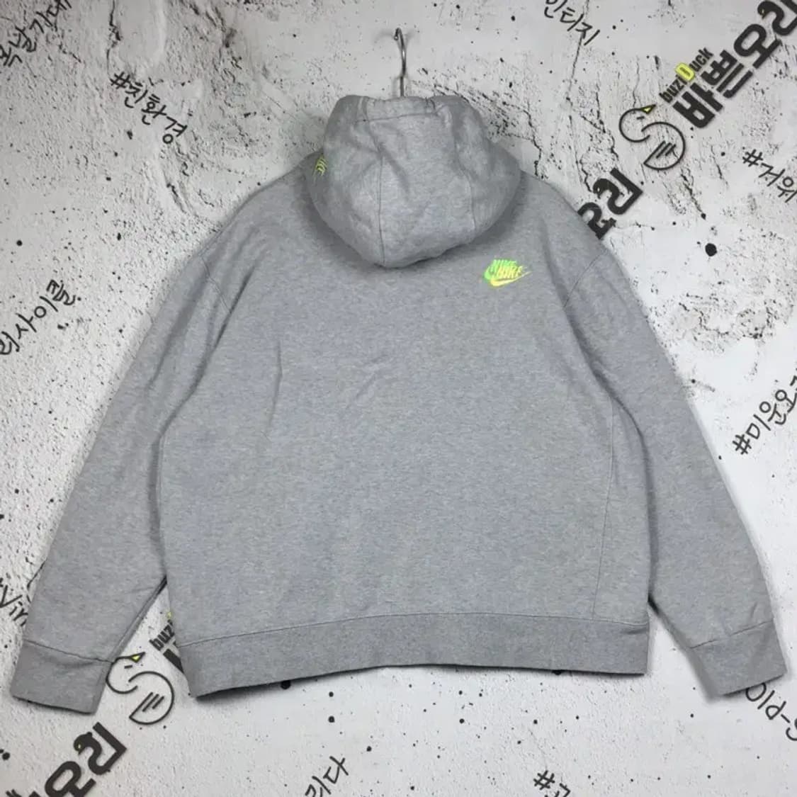 나이키 여성 기모 에센셜+ 프렌치테일 후드티 그레이 L 2300257 상품이미지2