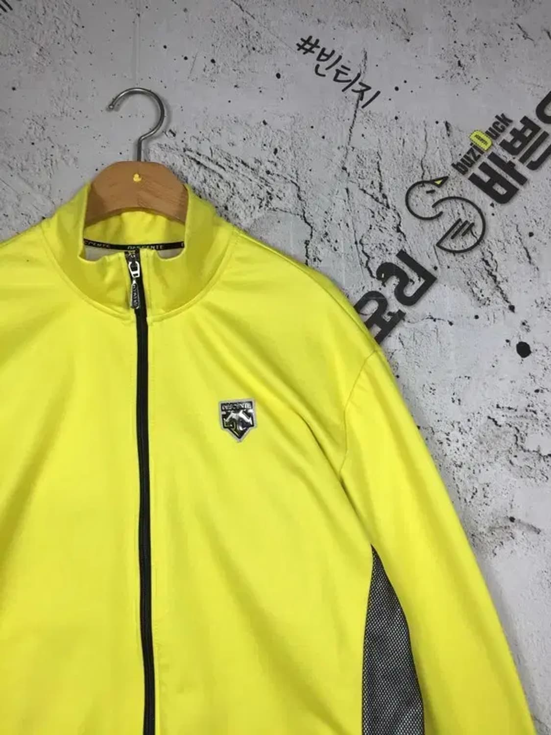 데상트 자전거 라이딩 집업 져지 자켓 옐로우 XL 3100274 상품이미지4