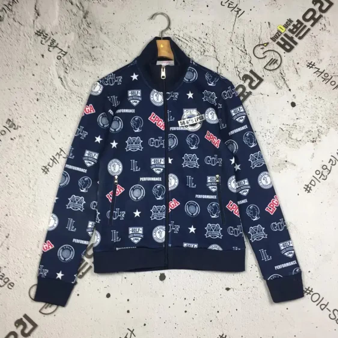 LPGA 여성 골프 져지 자켓 네이비 90 3100275 상품이미지1