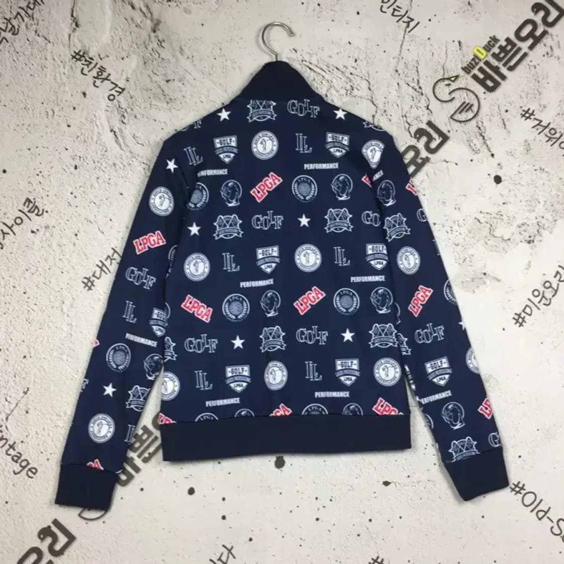 LPGA 여성 골프 져지 자켓 네이비 90 3100275 상품이미지2
