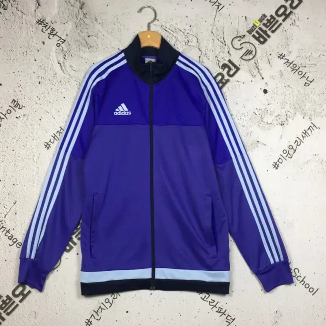 아디다스 삼선 트랙 져지 자켓 블루 100 3100277 상품이미지1