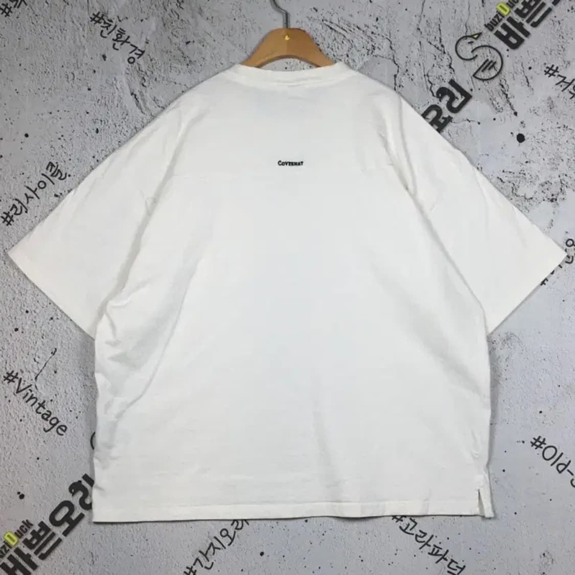 커버낫 핫썸머 세일 보트 반팔 티 크림 L 1000571 상품이미지2